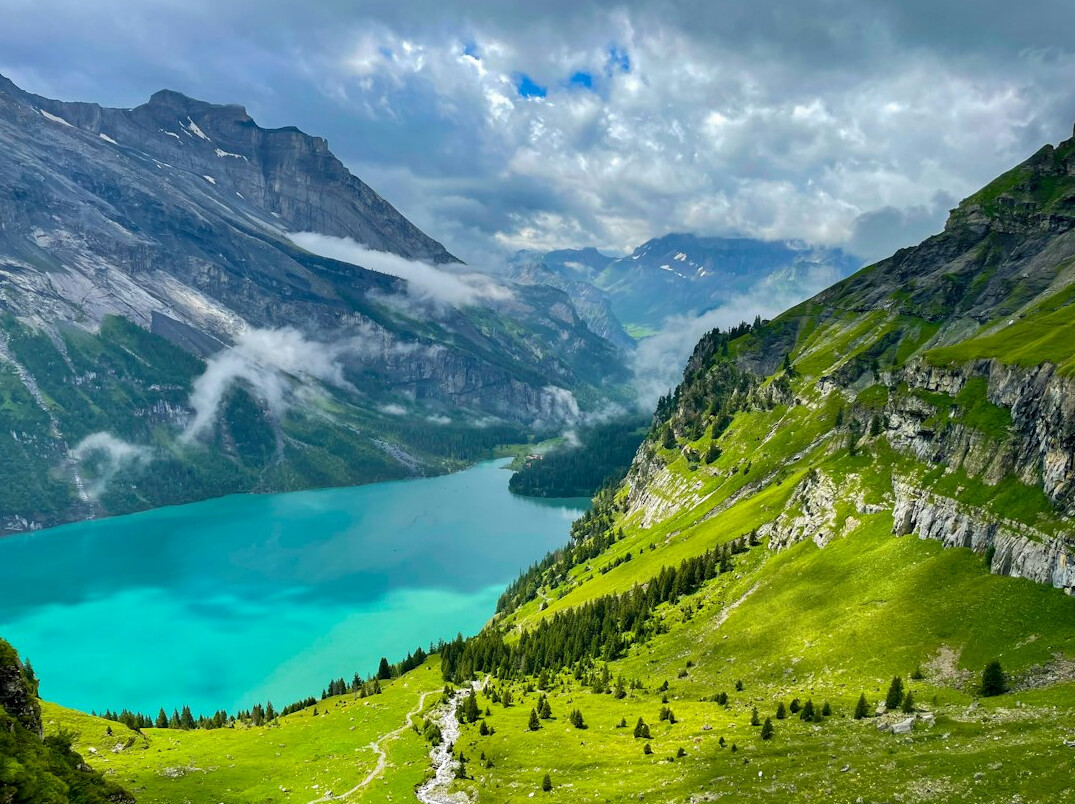 green swiss landscape